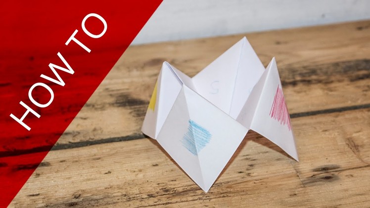 How to make a Paper Fortune Teller | 101 Things to Do with an A4 Sheet of Paper