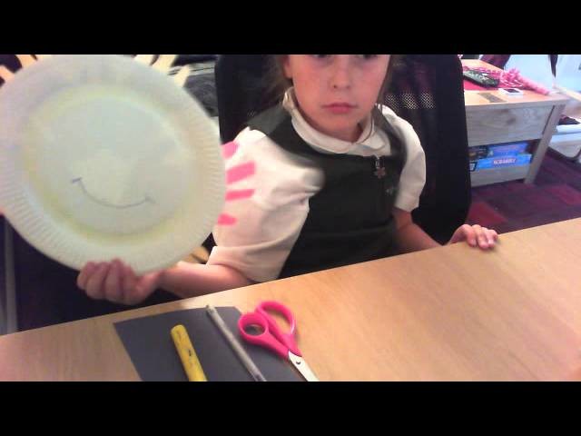 How to make a paper plate sun (by Anya Socko)