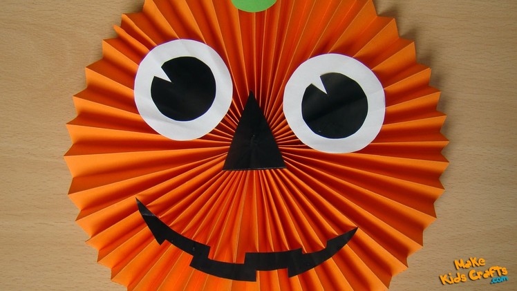 How to make a Paper Pumpkin? - Halloween Decorations