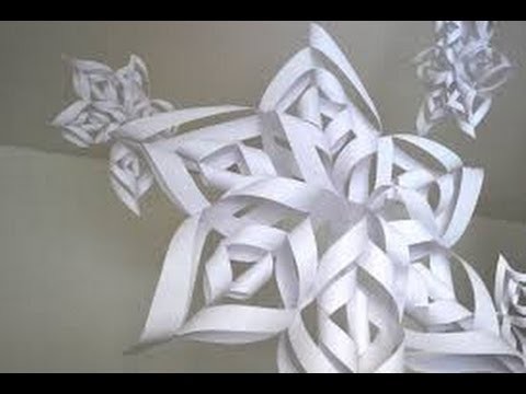 How To Make A Paper Snowflake | FAST EASY | HD