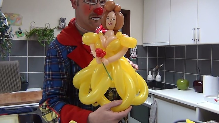 How to make a Princess Belle balloon