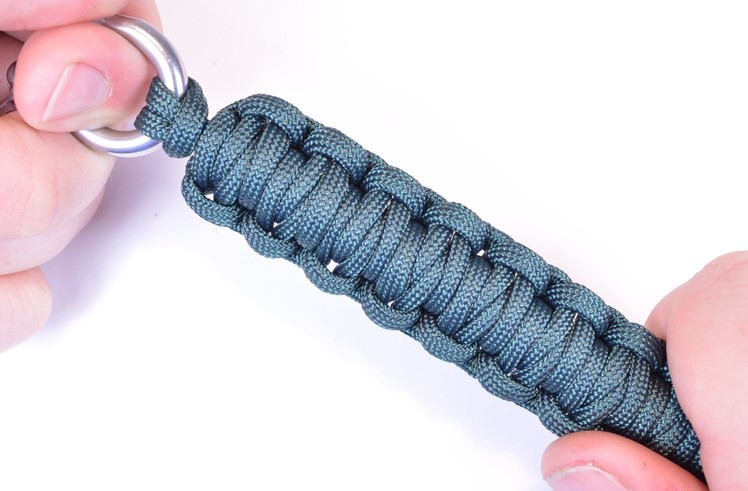 How to Make a Quick Deploy Millipede Paracord Bracelet with Shackle - BoredParacord