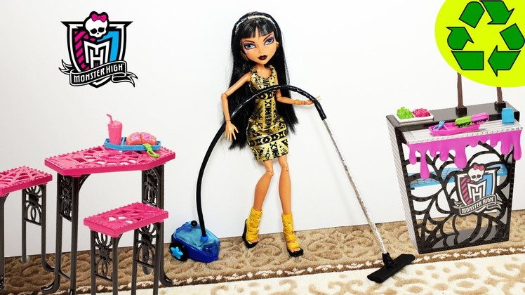 How to make a realistic doll vacuum cleaner- Doll Crafts