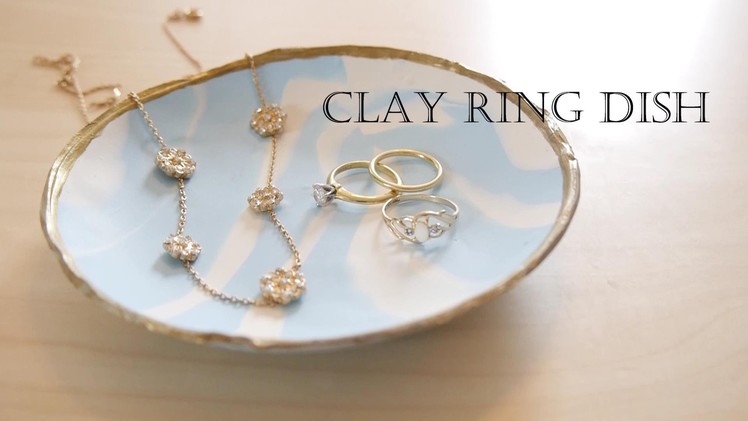 How to make a ring dish out of clay (easy!)