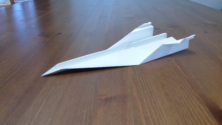 How to make a Simple Paper Airplane - Concorde Style
