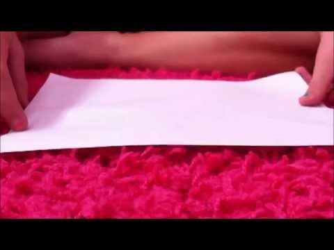 How to make a square paper without a ruler