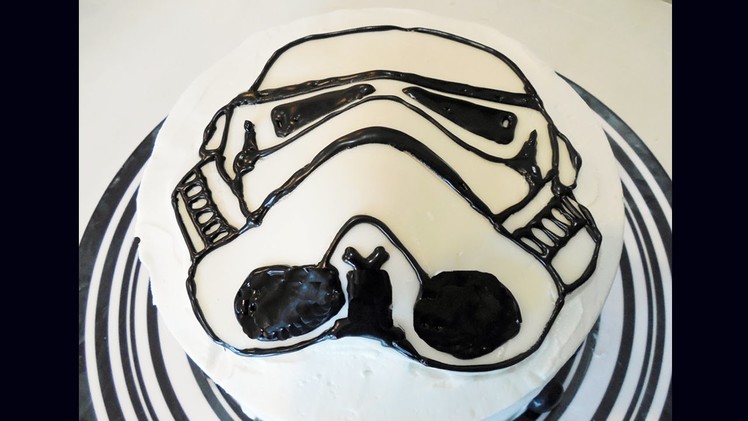 How to Make a StormTrooper Star Wars Cake with Jill