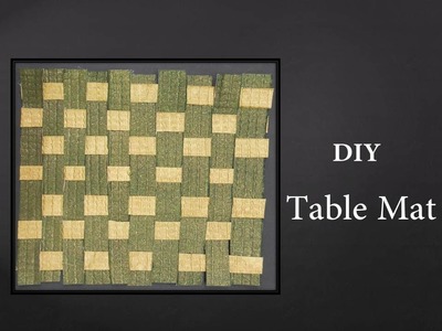 How to make a Woven Paper Mat