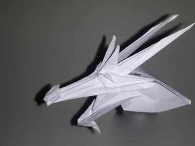 How to make an origami dragon head