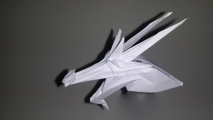How to make an origami dragon head