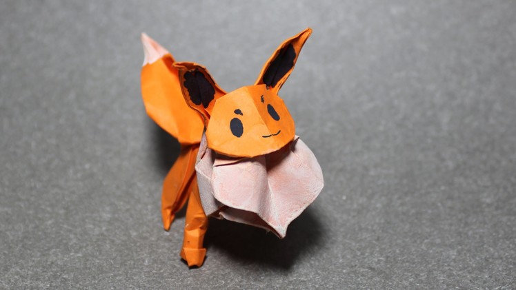 How to make an origami Pokemon - origami Eevee (Henry Phạm)