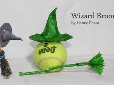 How to make an origami Wizard brooms (Henry Phạm)