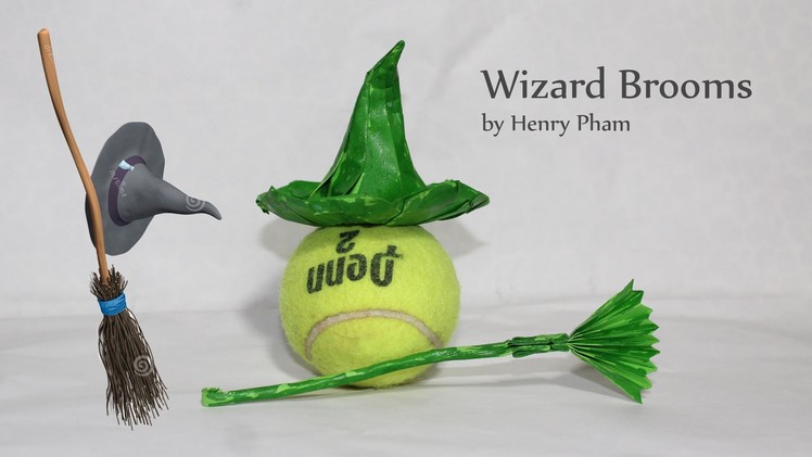 How to make an origami Wizard brooms (Henry Phạm)