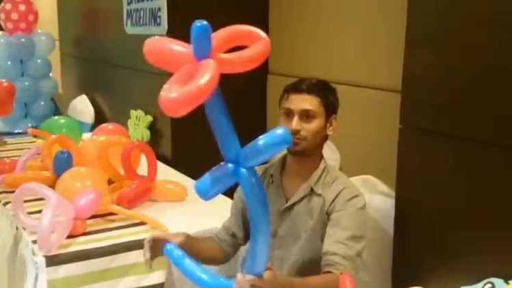 How to make Balloon Art Flower | Balloon Art for beginners