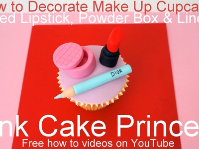 How to Make Edible Cosmetics Cupcakes (4)