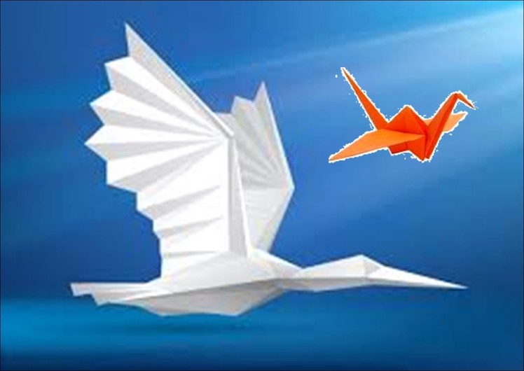 How to make flying paper bird easily