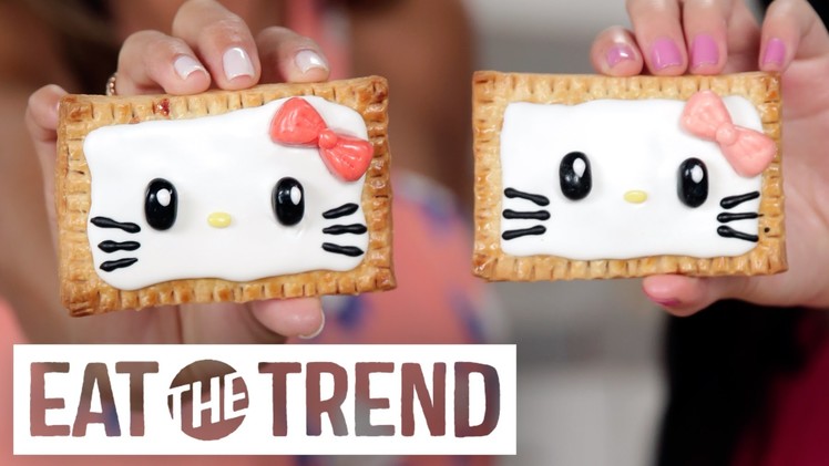 How to Make Hello Kitty Pop Tarts With Kawaiisweetworld | Eat the Trend