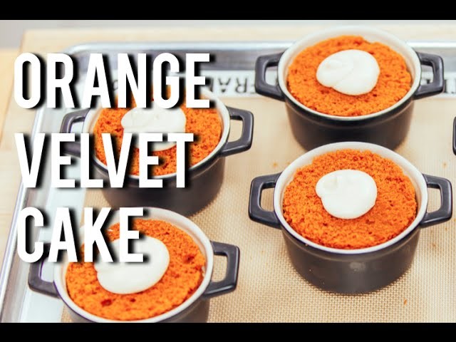 How To Make ORANGE VELVET CAKE! For the days you don't want Red Velvet (: