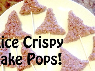 How To Make Rice Crispy Witch Hat Cake Pops!! ||GGdoesRandomness