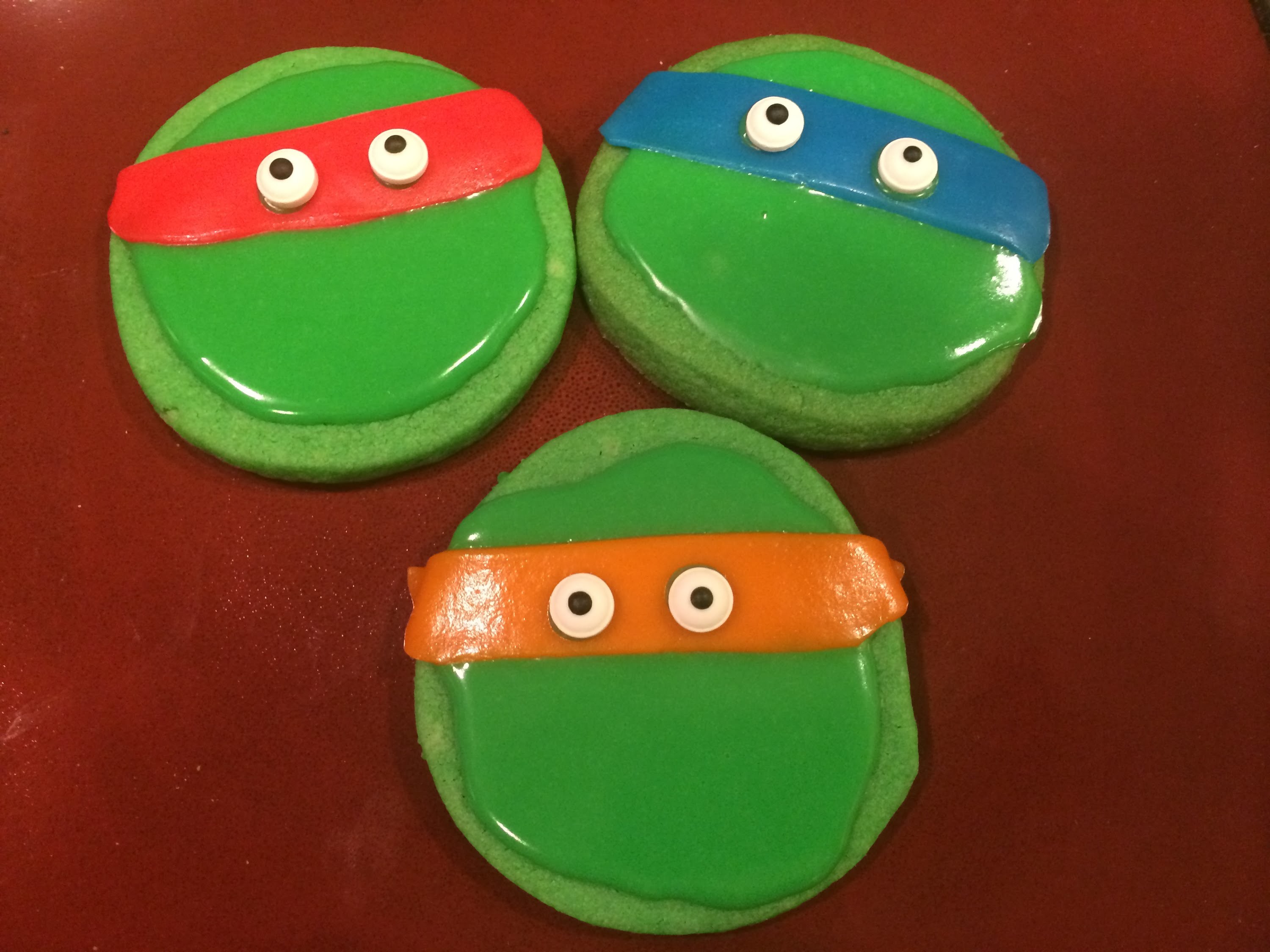 How to make Teenage Mutant Ninja Turtle Cookies