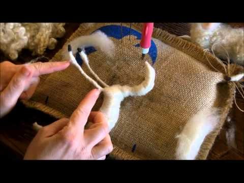 How to Needle Felt:  Sheep and Lamb 4 by Sarafina Fiber Art