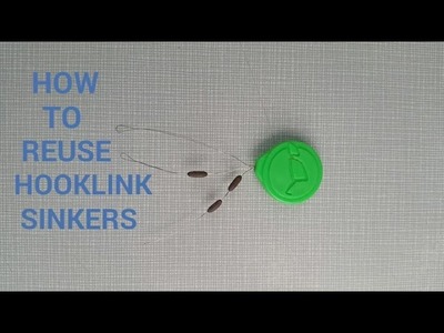 How To Reuse Hooklink Sinkers