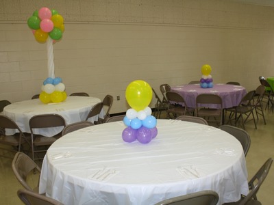 How to "Simple and Affordable" Balloon Centerpiece - Baby Shower, Sweet 16, Party