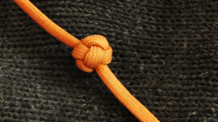 How To Tie A Paracord Turk's Head Stopper Knot. Celtic Button Knot