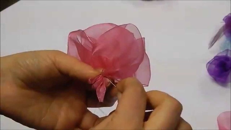 Millinery Tip: How to Make an Organza Flower