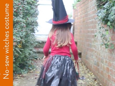 No sew witch costume | HOW TO from Channel Mum