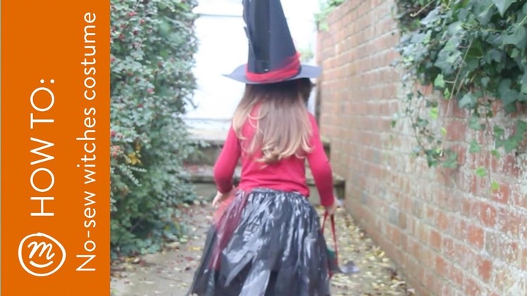No sew witch costume | HOW TO from Channel Mum
