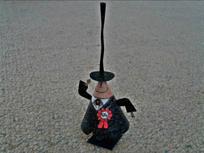 Paper Model of the Mayor from the Movie "The Nightmare Before Christmas"