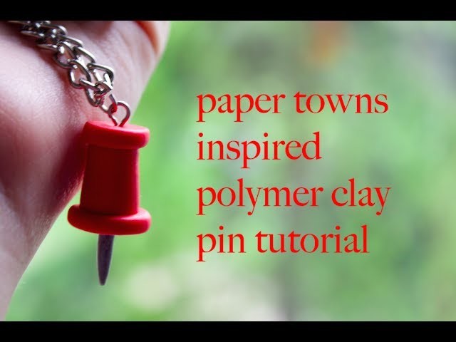 Paper Towns Book Inspired Pin ✿ Polymer Clay Tutorial ✿ Pastel Daisy