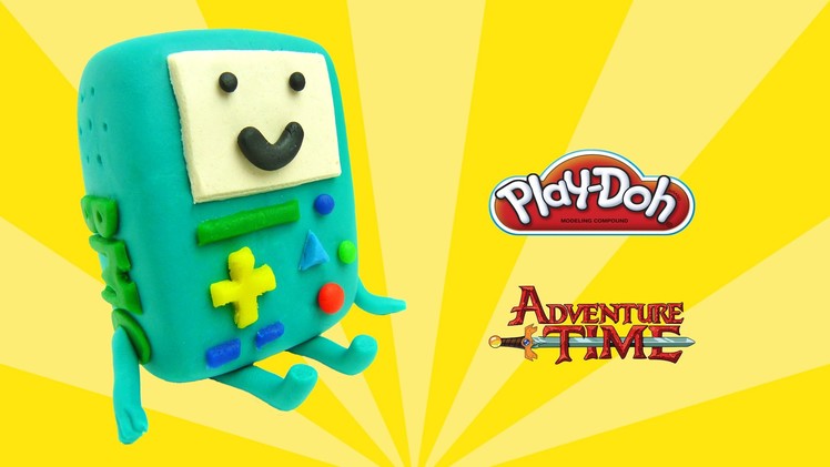 Play doh adventure time BMO - how to make with playdoh