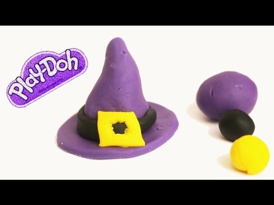 Play Doh Witch Hat Halloween How to DIY