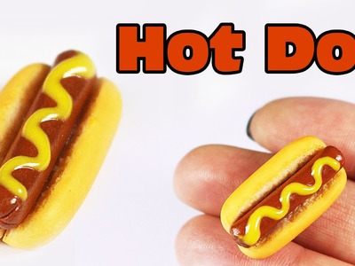 Polymer clay Hot Dog TUTORIAL