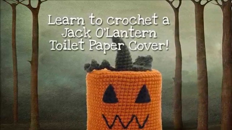 Pumpkin ~ Halloween Crocheted Toilet Paper Cover