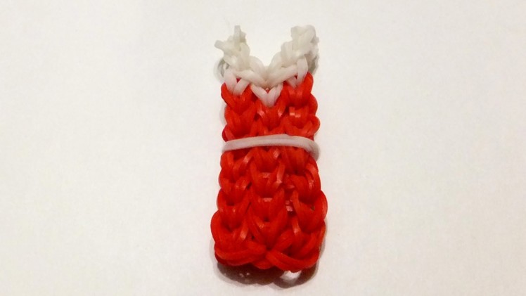 Rainbow Loom Dress for Christmas. Holiday charm | Loom Bands Ornaments How To