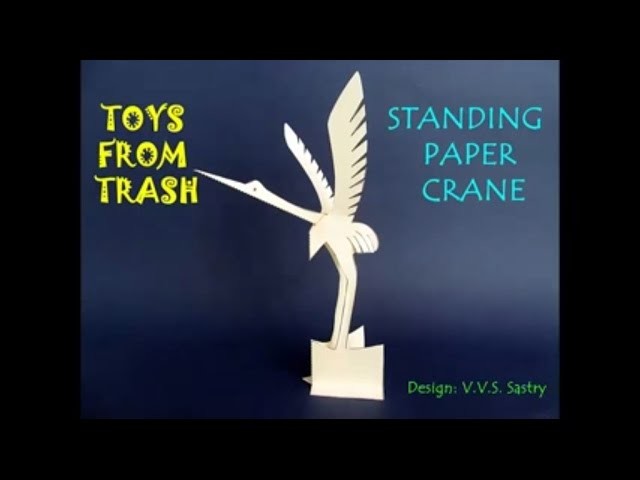 Standing Paper Crane | Marathi | Elegant Sculptor