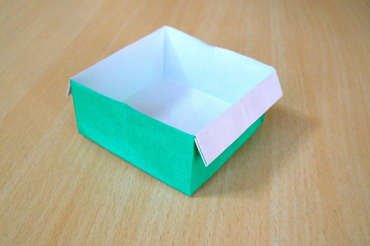 The art of folding paper. Box