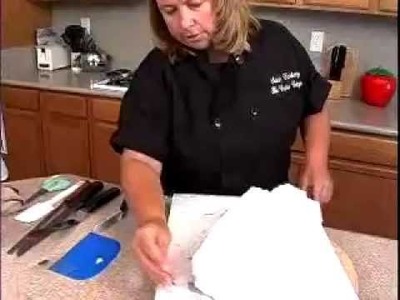 Using Acetate Paper to Smooth Your Buttercream Icing