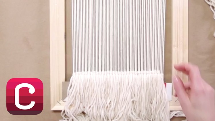 Weaving for Beginners Part 3: Start Weaving and Add Fringe with Annabel Wrigley | Creativebug