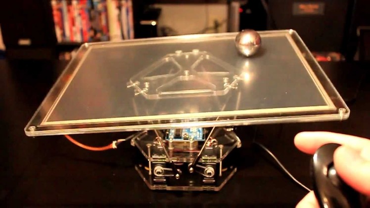 Ball and Plate PID control with 6 DOF Stewart platform