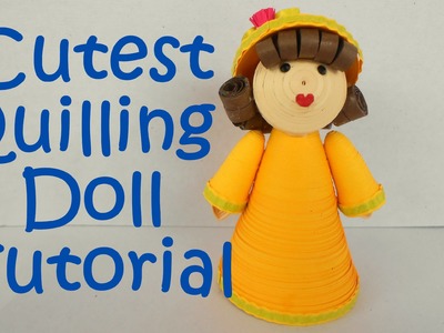 Cutest New Quilled Doll - Tutorial