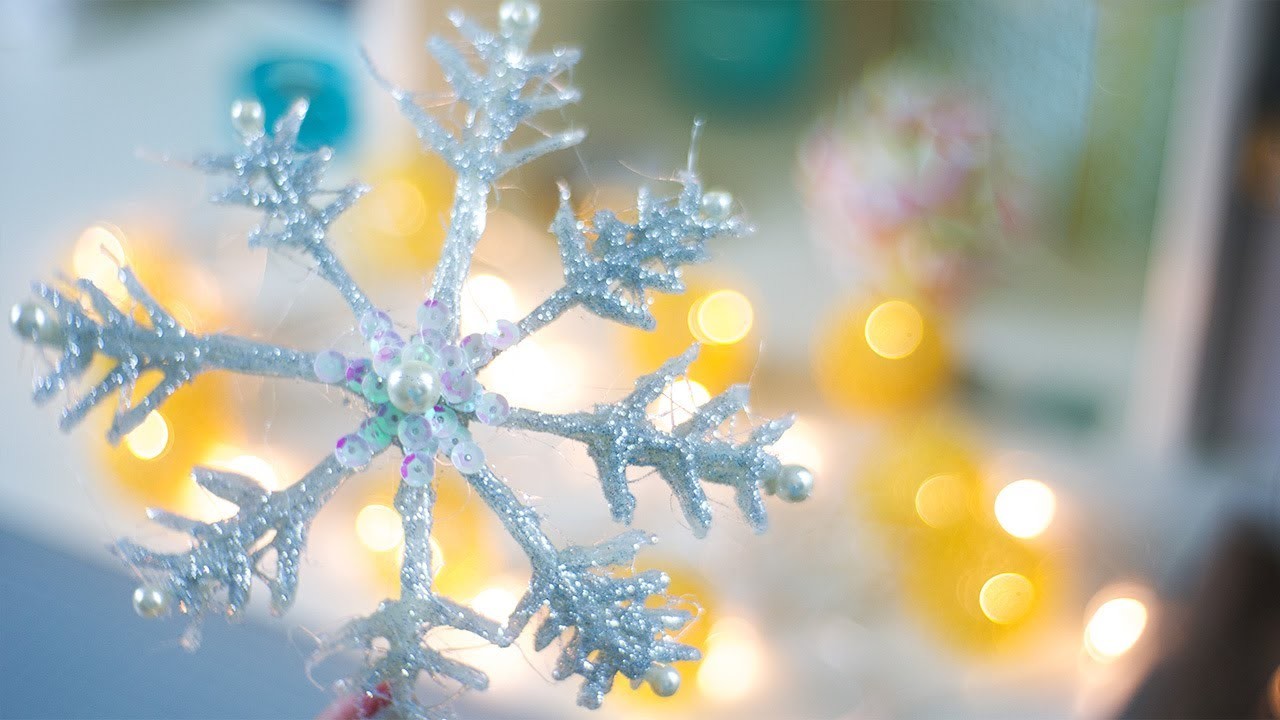 DIY Christmas Tree Snowflake Ornament, Nekkoart