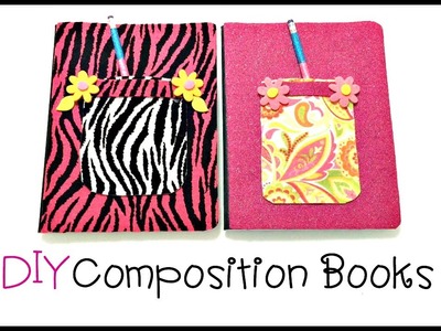 DIY COMPOSITION BOOKS - Cool for school!