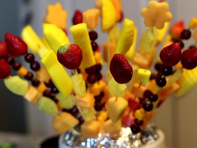 DIY Edible Fruit Bouquet Arrangements!