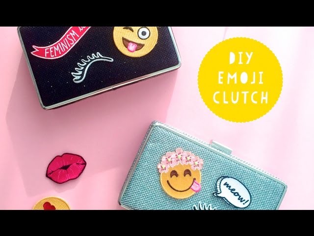 DIY Emoji Clutch Bag