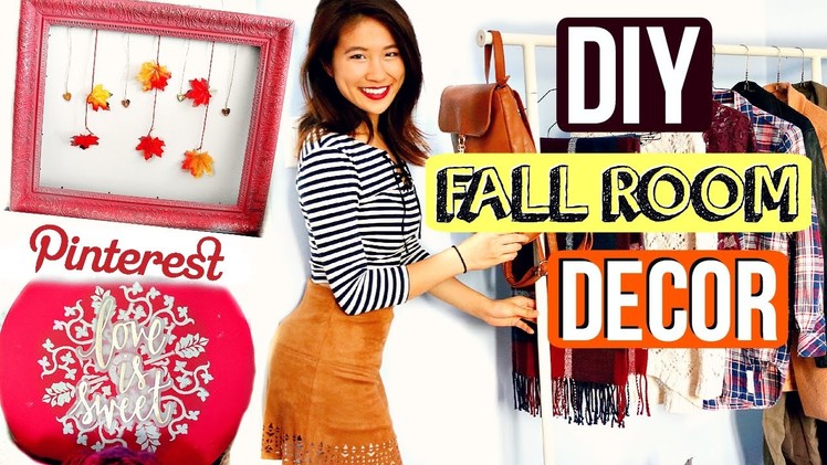 DIY Fall Room Decor Projects + Clothing Rack | Pinterest Inspired