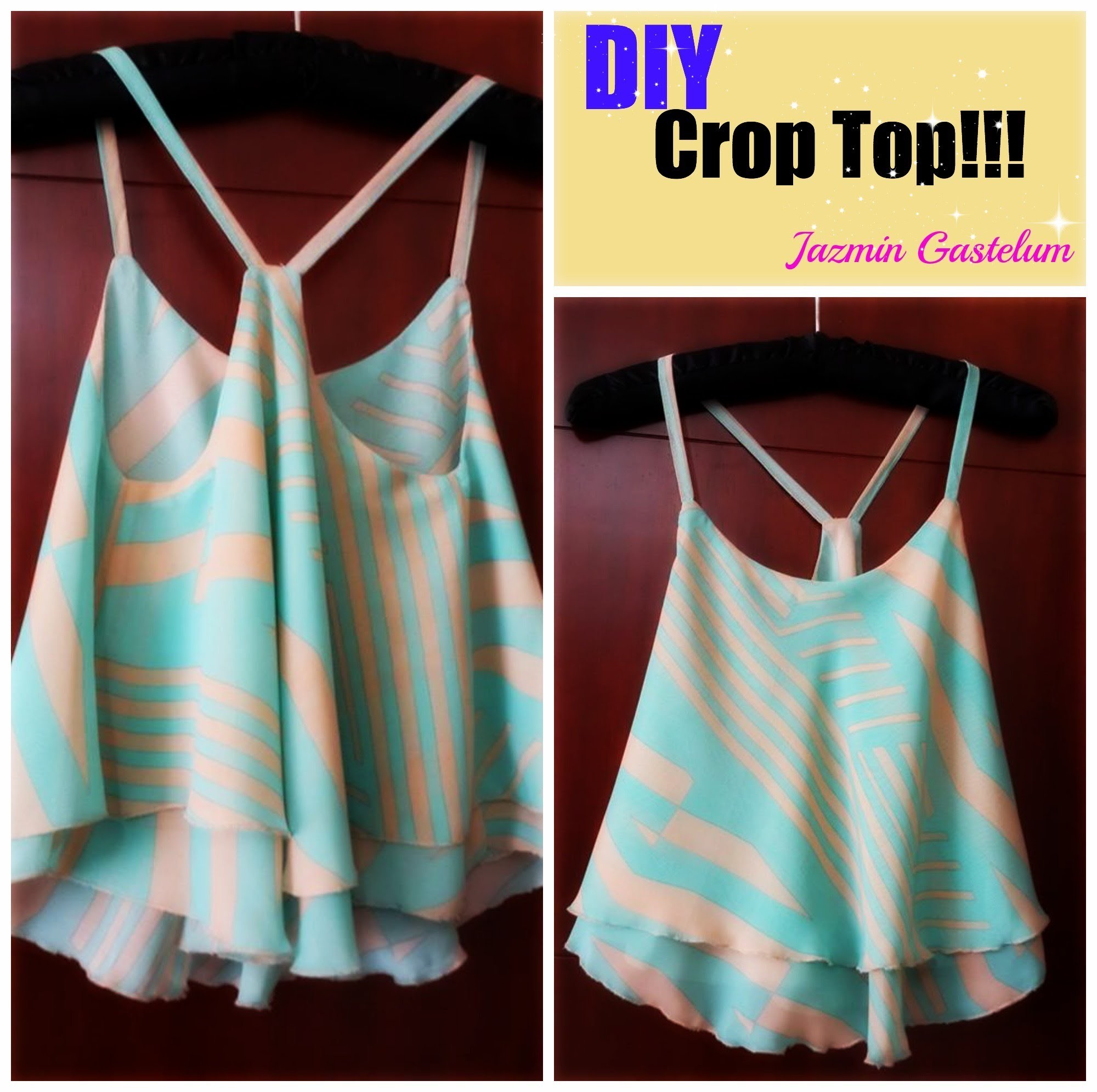 crop top shirt diy